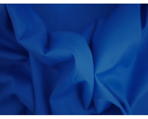 Plain Cotton Poplin Fabric - Dark Blue